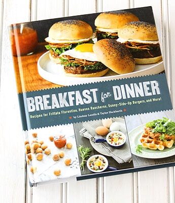 Breakfast For Dinner Cookbook Review | www.chocolatemoosey.com