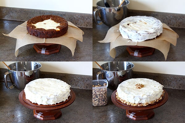 Frosting A Carrot Cake Cheesecake