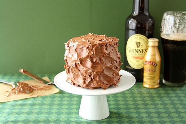 Guinness Chocolate Cake For Two