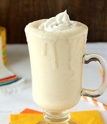 Dulce De Leche Milkshakes with Coconut Milk Whipped Cream | www.chocolatemoosey.com