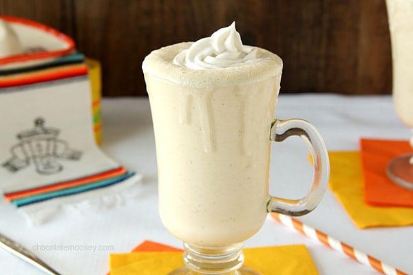 Dulce De Leche Milkshakes with Coconut Milk Whipped Cream | www.chocolatemoosey.com