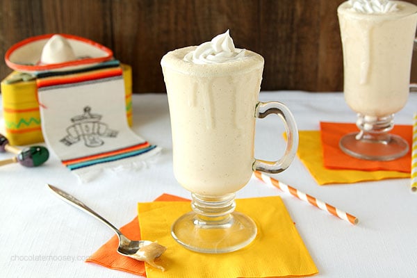 Dulce De Leche Milkshakes with Coconut Milk Whipped Cream | www.chocolatemoosey.com