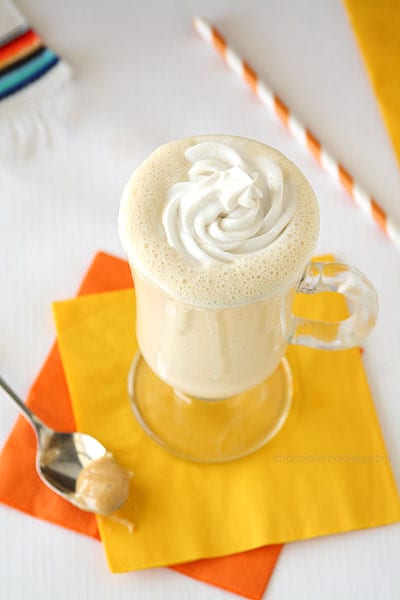 Dulce De Leche Milkshakes with Coconut Milk Whipped Cream | www.chocolatemoosey.com