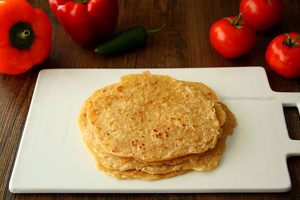 Homemade Spiced Flour Tortillas | www.chocolatemoosey.com