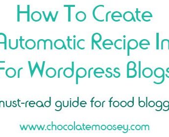 How To Create An Automatic Recipe Index For WordPress Blogs | www.chocolatemoosey.com