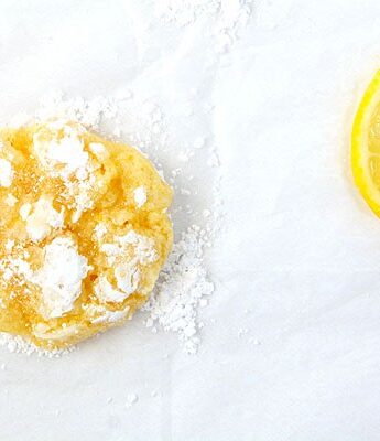 Lemon Coconut Crinkle Cookies | www.chocolatemoosey.com