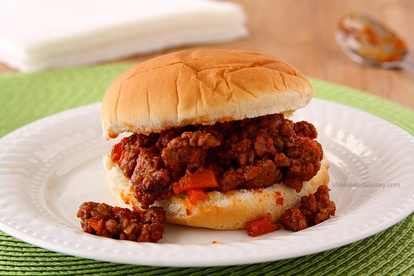 Homemade Sloppy Joe Sandwiches | www.chocolatemoosey.com