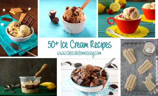 Ice Cream Recipe Round Up | www.chocolatemoosey.com