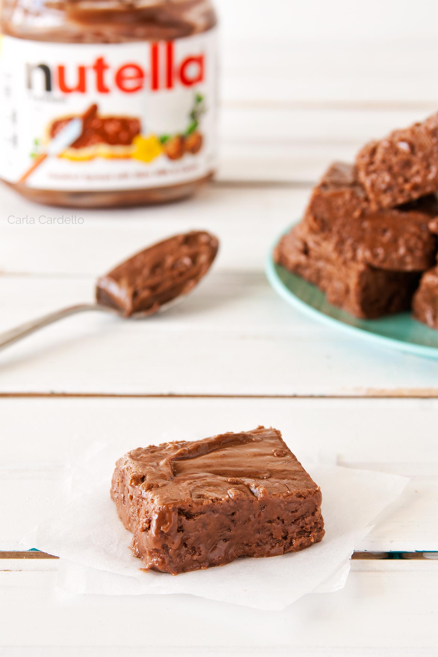 Nutella Fudge squares