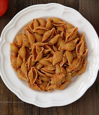 Caprese Pesto With Barilla Better For You Pasta | www.chocolatemoosey.com