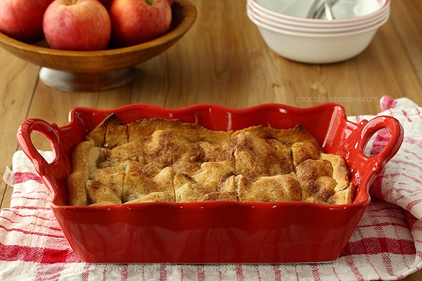 Apple Dumpling Cobbler | www.chocolatemoosey.com