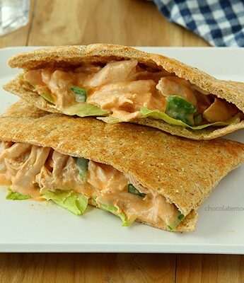 Buffalo Chicken Salad Sandwiches | www.chocolatemoosey.com