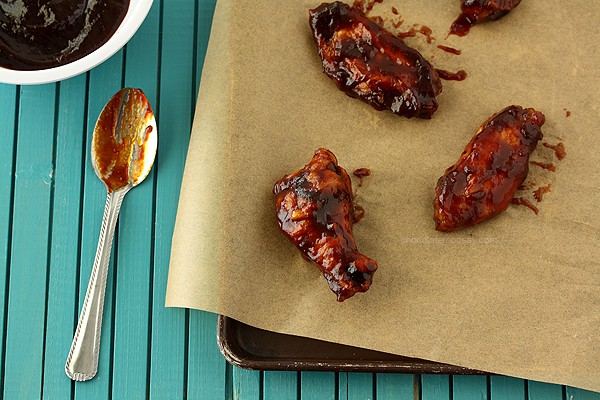 Jack Daniel's Honey Barbecue Baked Chicken Wings | www.chocolatemoosey.com