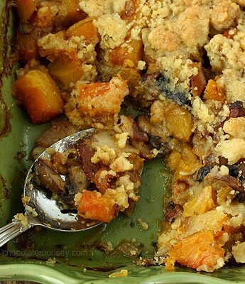 Butternut Squash Crumble | www.chocolatemoosey.com