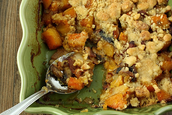 Butternut Squash Crumble | www.chocolatemoosey.com