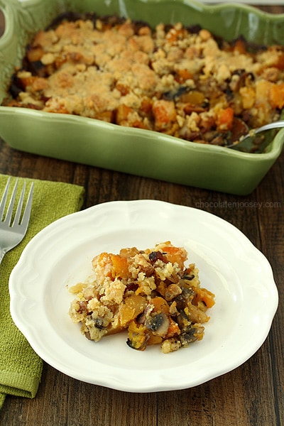 Butternut Squash Crumble | www.chocolatemoosey.com