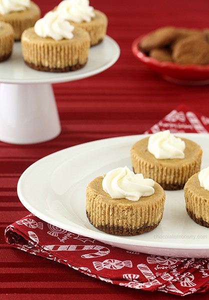 Mini Gingerbread Cheesecakes (Small Batch)