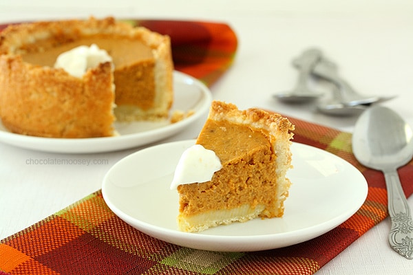 Deep Dish Mini Pumpkin Pies For Two for Thanksgiving