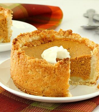 Deep Dish Mini Pumpkin Pies For Two for Thanksgiving