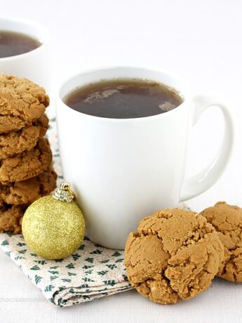 Soft on the inside, slightly crisp on the outside, these nutty small batch Peanut Butter Molasses Cookies bring the flavors of the season to your holiday cookie tray.