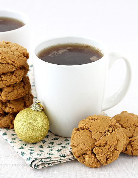 Soft on the inside, slightly crisp on the outside, these nutty small batch Peanut Butter Molasses Cookies bring the flavors of the season to your holiday cookie tray.