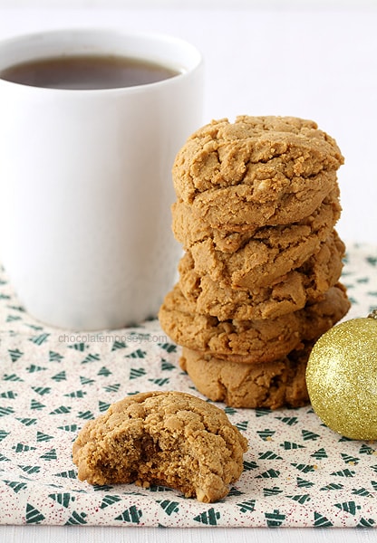 Soft on the inside, slightly crisp on the outside, these nutty small batch Peanut Butter Molasses Cookies bring the flavors of the season to your holiday cookie tray.