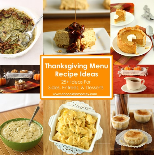 Thanksgiving Menu Recipe Ideas