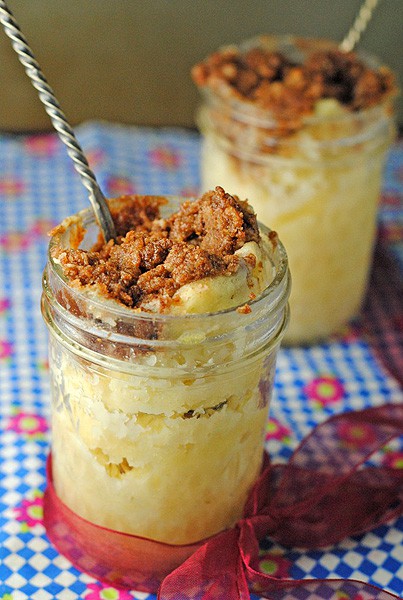 5 Minute (Microwave) Coffee Cake in a Jar from Juanita's Cocina