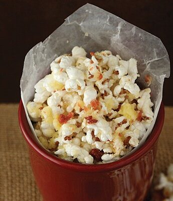 Irish Cheese and Bacon Popcorn