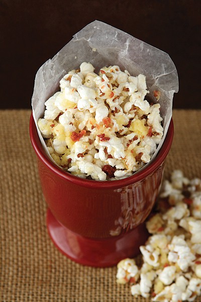 Irish Cheese and Bacon Popcorn