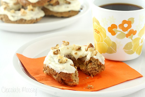 Carrot Cake Baked Doughnuts