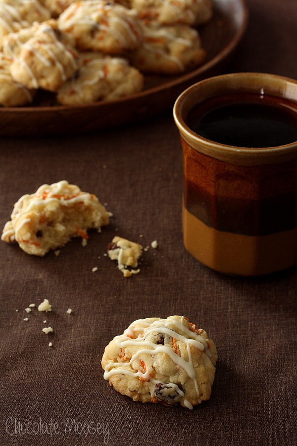 Carrot Cake Drop Cookies