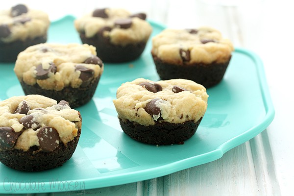 Chocolate Chip Cookie Brownie Bites