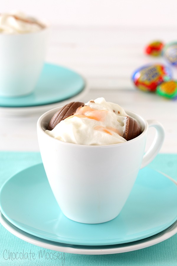 Cadbury Creme Egg Hot Chocolate - Homemade In The Kitchen