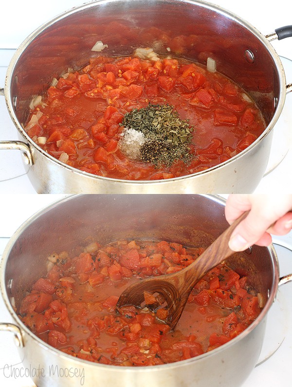 Italian Tomato Sauce For Vegetarian Lasagna
