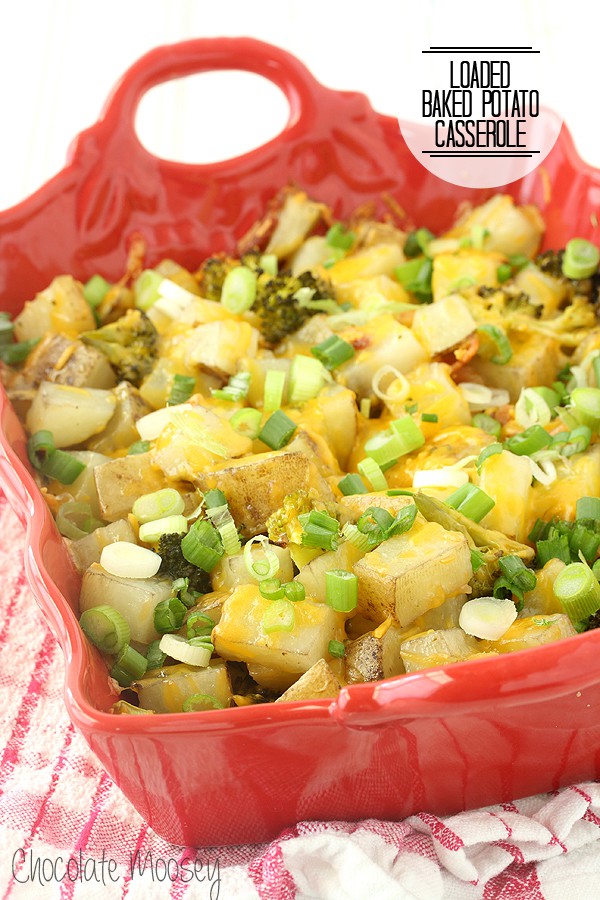 Loaded Baked Potato Casserole for an easy family dinner