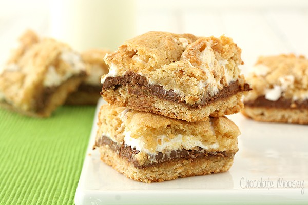 S'mores Cookie Crumb Bars