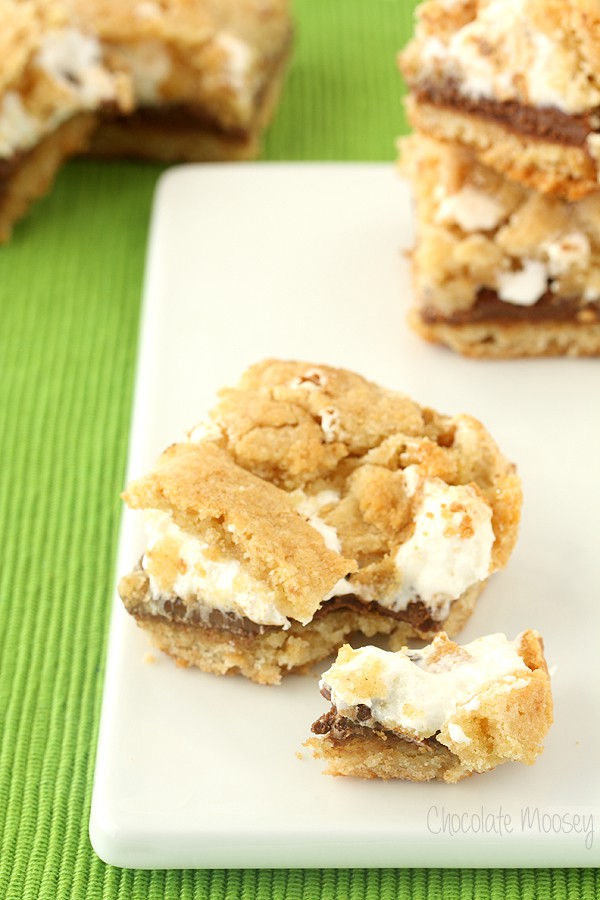 S'mores Cookie Crumb Bars