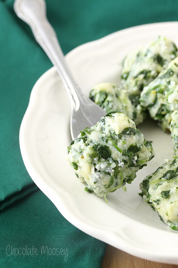 Spinach and Ricotta Gnocchi