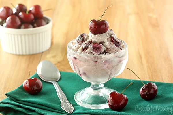 Cherry Almond Coconut Ice Cream