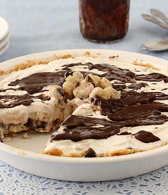 Chocolate Chip Cookie Dough Ice Cream Pie