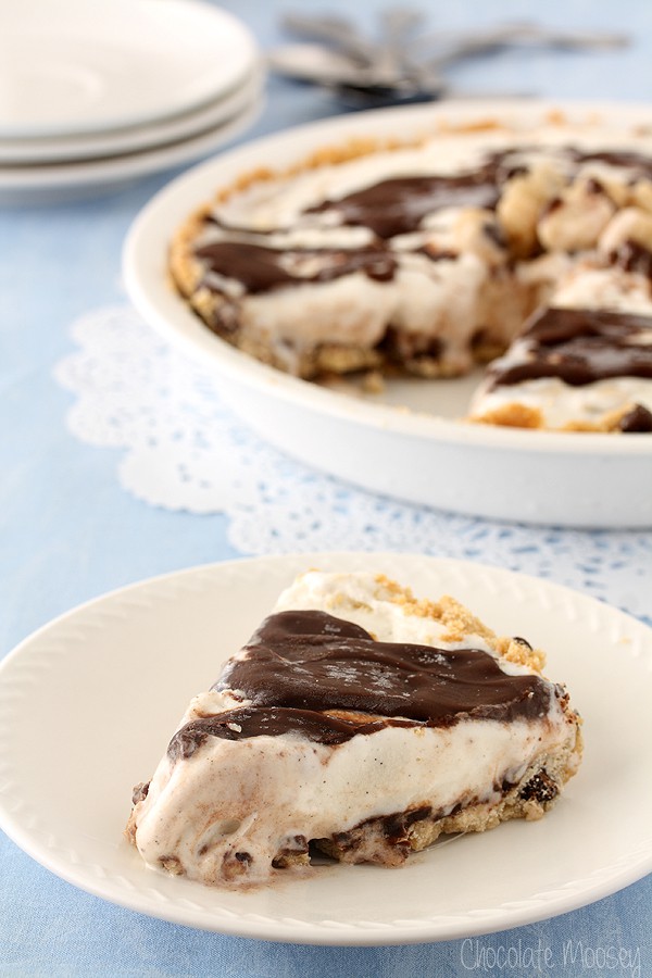 Chocolate Chip Cookie Dough Ice Cream Pie