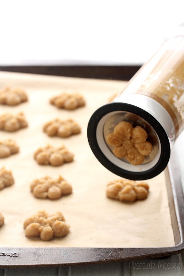 Cookie Press for S'mores Spritz Sandwich Cookies