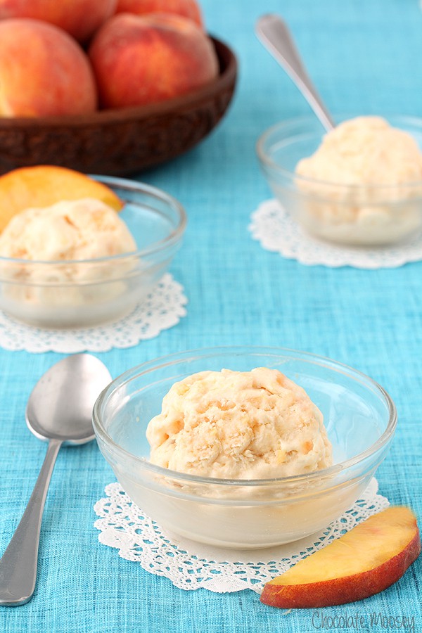 Peaches And Cream Ice Cream that is no cook and egg free