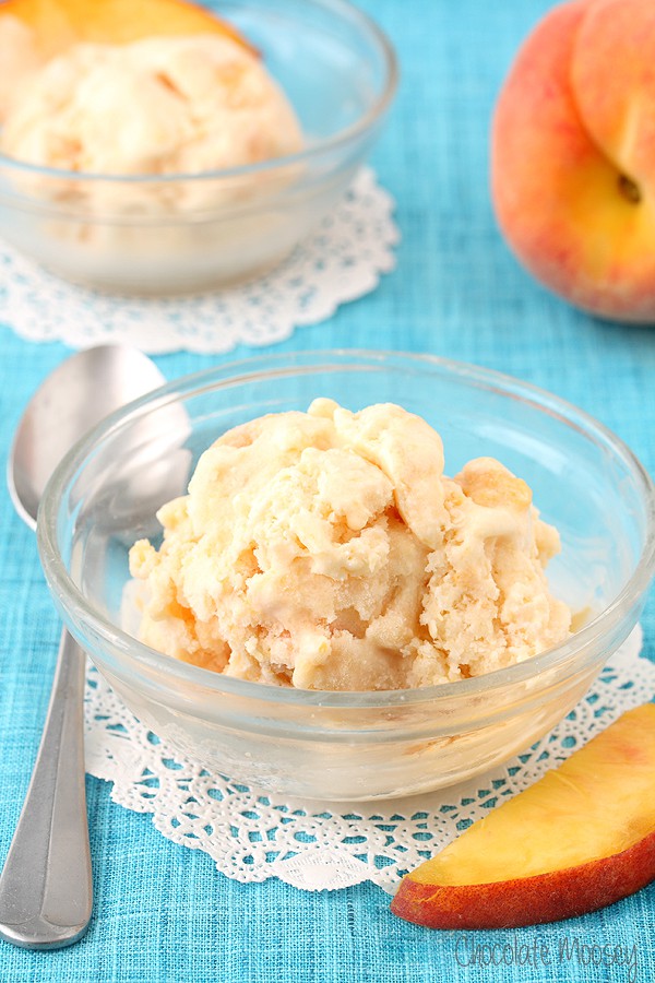 Peaches And Cream Ice Cream that is no cook and egg free