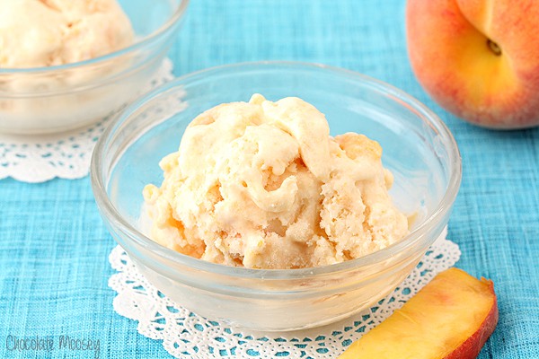 Peaches And Cream Ice Cream that is no cook and egg free