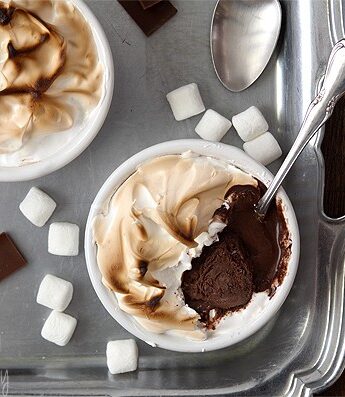 S'mores Baked Alaska For Two