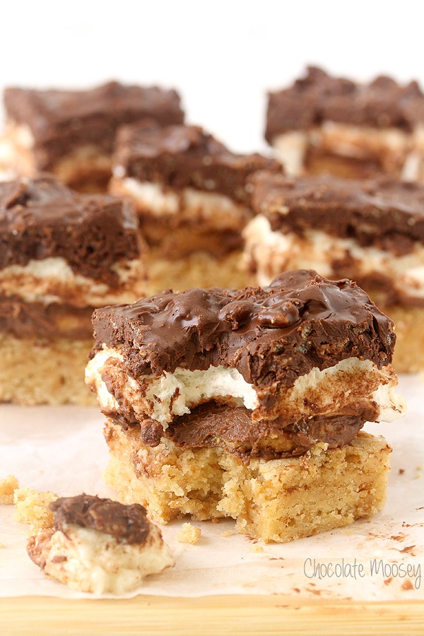 S'mores Peanut Butter Cup Crunch Bars