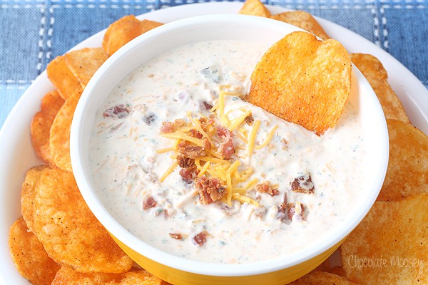 Cheesy Bacon Ranch Dip is perfect party food