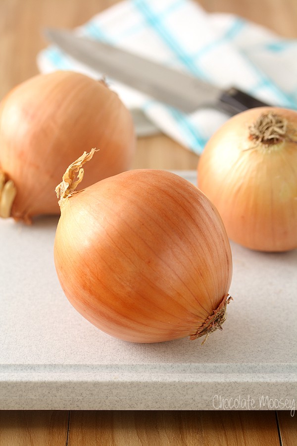 Prepping Onions For Soup